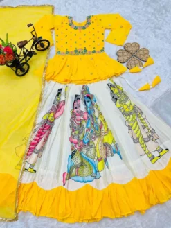 Baby 185 Kid Wear Kediya Style lehenga New Design Collection