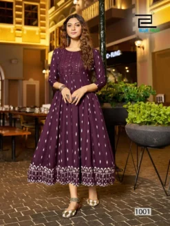 Blue Hills Zudio Rayon Anarkali Kurti Big Size Collection
