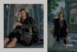 Cinderella Velvet Meenakari Designer Salwar Suit Collection