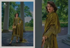 Cinderella Velvet Meenakari Designer Salwar Suit Collection