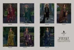 Cinderella Velvet Meenakari Designer Salwar Suit Collection