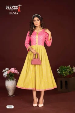 Deecee Hania Kurti Wholesale Collection