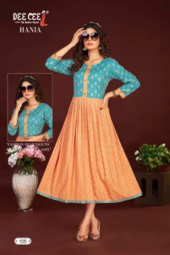 Deecee Hania Kurti Wholesale Collection