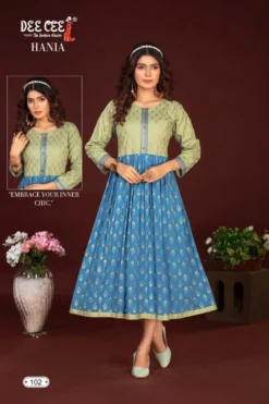 Deecee Hania Kurti Wholesale Collection
