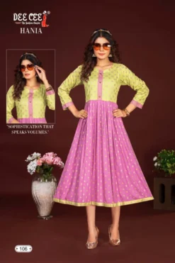 Deecee Hania Kurti Wholesale Collection