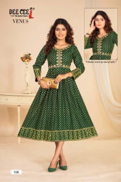 Deecee Venus Fancy Kurti Big Size Latest Design