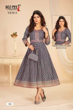 Deecee Venus Fancy Kurti Big Size Latest Design