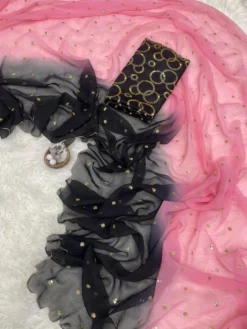 Epic Shaded Queen Pure Georgette Saree Under 1000