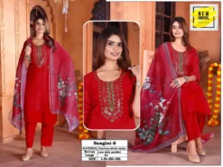 Fashion Talk Sangini Top Bottom With Dupatta Combo Design