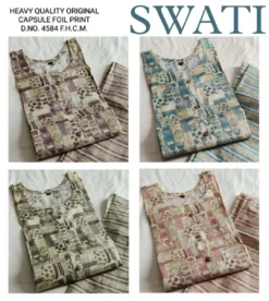 Fashion Talk Swati 4584 3Pcs Readymade Salwar Under 500