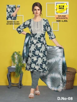 Fashion Talk Teesha Vol 06 Top Bottom With Dupatta Design