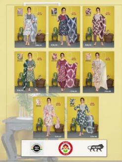 Fashion Talk Teesha Vol 06 Top Bottom With Dupatta Design