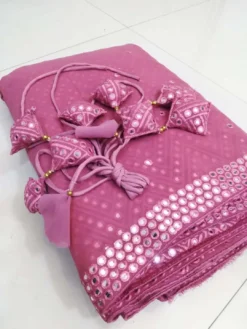 FD 352 Pink Georgette Lehenga Choli Latest Design Under 3000