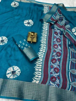 Kajol Kundan Pure Moss Swarovski Saree Wholesale