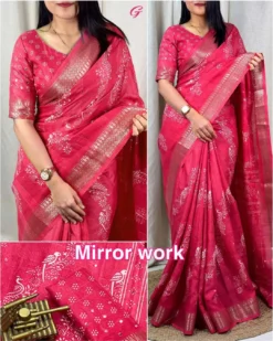 Kajol Natasha Muslin Cotton Saree Wholesale