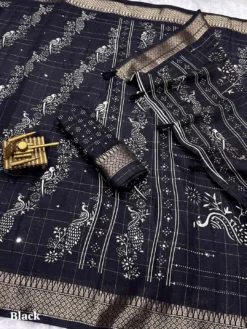 Kajol Natasha Muslin Cotton Saree Wholesale