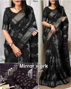 Kajol Natasha Muslin Cotton Saree Wholesale