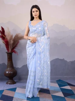 Kiara Kohinoor2 Net Saree With Embroidery Saree Latest Design