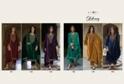 Kilory Shehnaaz Silk Velvet Dress Material Collection