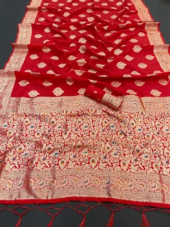 Kriti Kamya Tissue Soft Banarasi Silk Saree