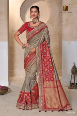 M.N 11004 Designer Saree Under 5000