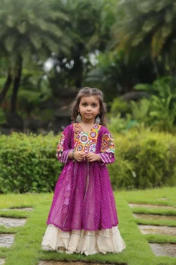Moni 5036 Readymade Cotton Lehenga Choli for Women Kids Combo