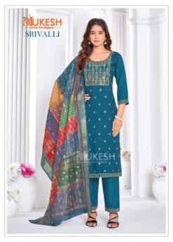 Mukesh Srivalli Rayon Top Bottom With Dupatta Wholesale