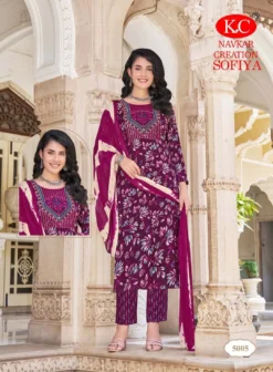 Navkar KC Sofiya Vol 5 Readymade Party Wear Collection