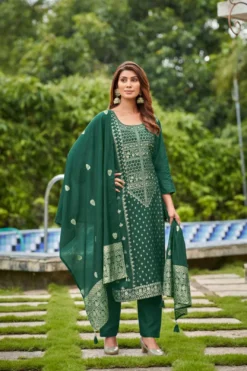 Ossm Banarasi Fancy Kurti Bottom With Dupatta Collection