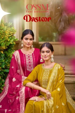 Ossm Dastoor Kurti Pant With Dupatta New Collection