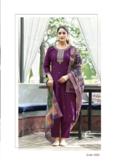 Ossm Meera Top Bottom With Dupatta New Collection