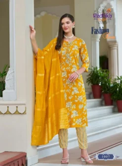 Radhika Fashion Eva Vol 1 Kurti Bottom With Dupatta Collection