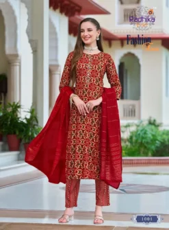 Radhika Fashion Eva Vol 1 Kurti Bottom With Dupatta Collection
