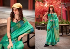 Rajpath Rangoli Art Pure Banarasi Silk Saree Wholesale