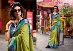 Rajpath Rangoli Art Pure Banarasi Silk Saree Wholesale