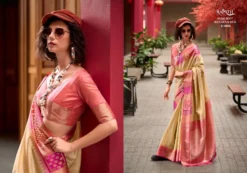 Rajpath Rangoli Art Pure Banarasi Silk Saree Wholesale