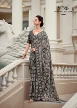 Rajpath Resham Silk Printed Saree Wholesale