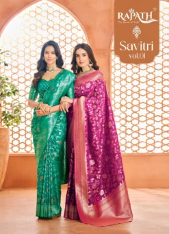 Rajpath Savitri Vol 1 Pure Banarasi Weaving Saree Wholesale