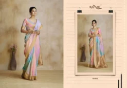 Rajpath Watermelon Silk Art Silk Zari Saree Under 1500