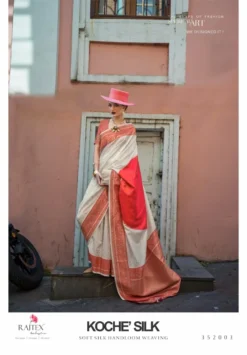 Rajtex Koche Silk Soft Handloom Saree Wholesale