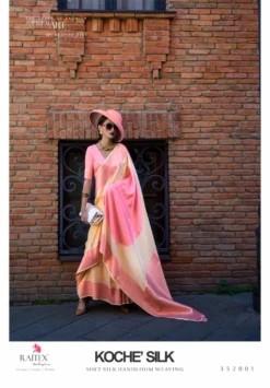 Rajtex Koche Silk Soft Handloom Saree Wholesale