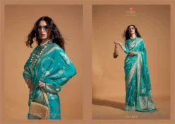 Rajtex Kocktail Silk Pure Georgette Sarees 2024