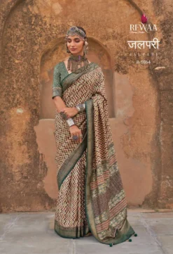 Rewaa Jalpari Poly Viscose Silk Saree Wholesale