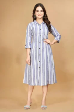 Rm Heavy Aline Kurti Fancy Cotton Collection Wholesale