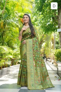 Sanjana Pashmina 9672 Soft Pashmina Saree Under 1000