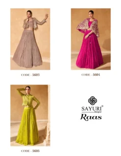 Sayuri Raas Designer Lehenga Choli Wholesale
