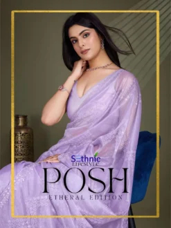 Sethnic Posh Designer Saree Under 1000