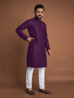 SPK Vol 13 Kurta Pajama Cotton Embroidery Sequence New Collection