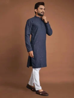 SPK Vol 13 Kurta Pajama Cotton Embroidery Sequence New Collection