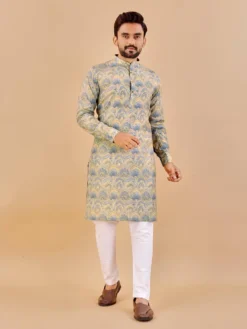 SPK Vol 14 Kurta Pajama With Cotton Foil Print New Design